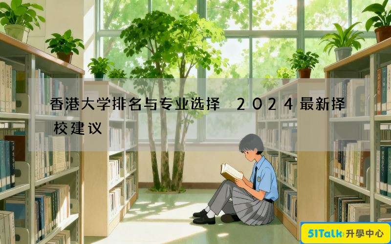 香港大学排名与专业选择 2024最新择校建议